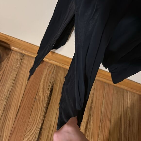 UGG black soft stretch long oversized flyaway cardigan Sz S/XS - Picture 6 of 8